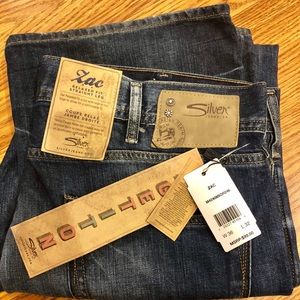 Silver Men’s Jeans- Zac